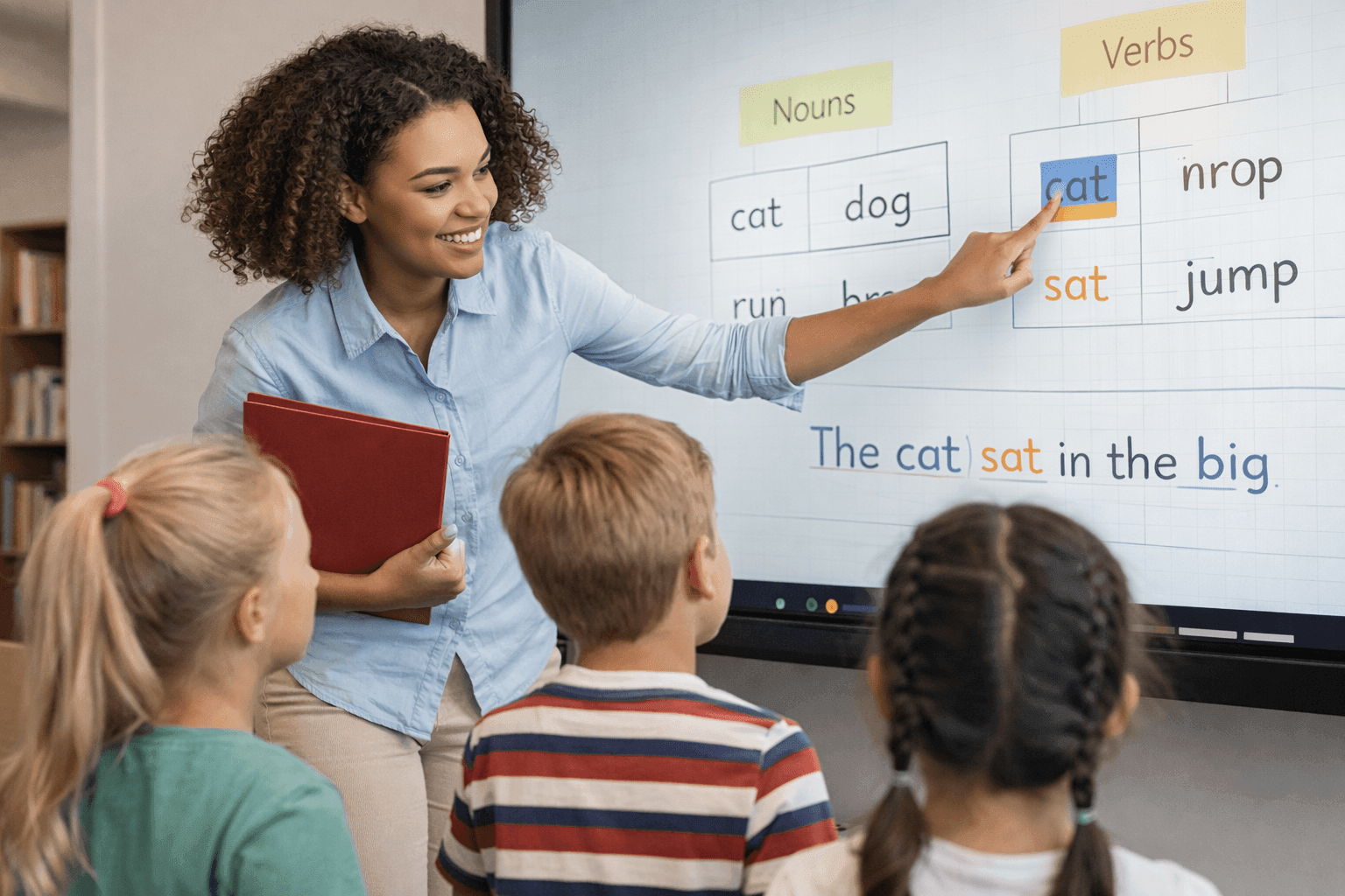 Education and Training with VISION interactive displays